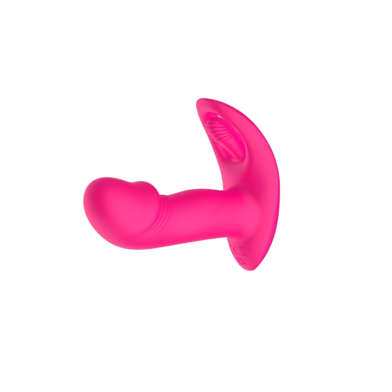 Wibrator Flicking Wearable: mechanizm finger wiggle, 10 trybów wibracji, silikon medyczny i pilot zdalnego sterowania - 5