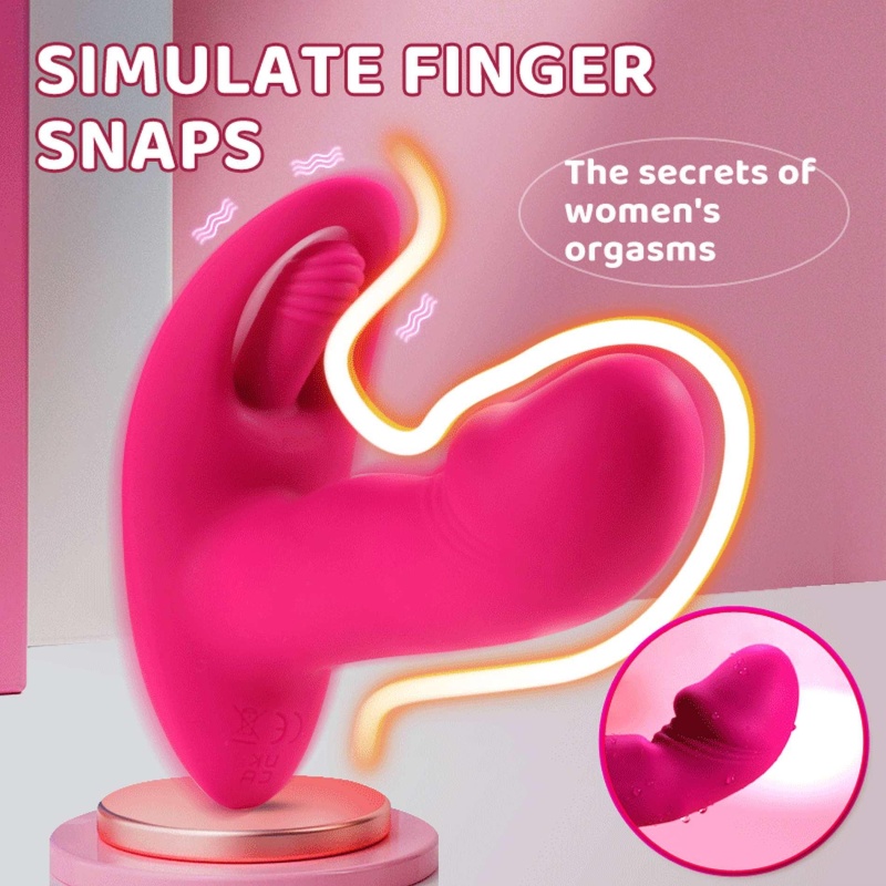 Wibrator Flicking Wearable: mechanizm finger wiggle, 10 trybów wibracji, silikon medyczny i pilot zdalnego sterowania - 12