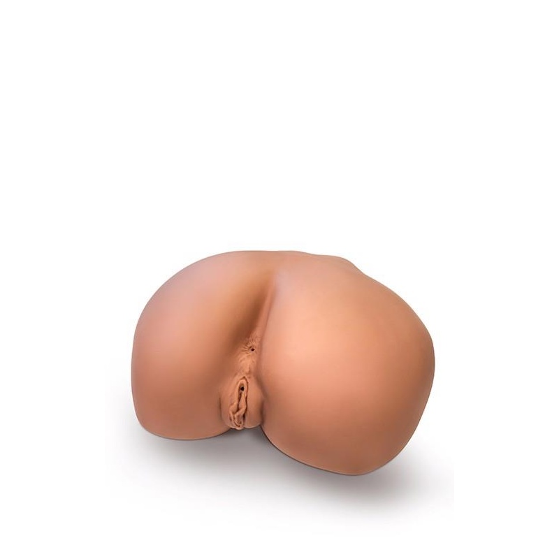 Masturbator realistyczny X5 MEN RITA MOCHA - dwukanałowy z wibratorem, długość 34,2 cm - 3