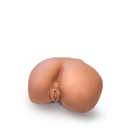 Masturbator realistyczny X5 MEN RITA MOCHA - dwukanałowy z wibratorem, długość 34,2 cm - 3