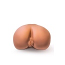 Masturbator realistyczny X5 MEN RITA MOCHA - dwukanałowy z wibratorem, długość 34,2 cm - 4