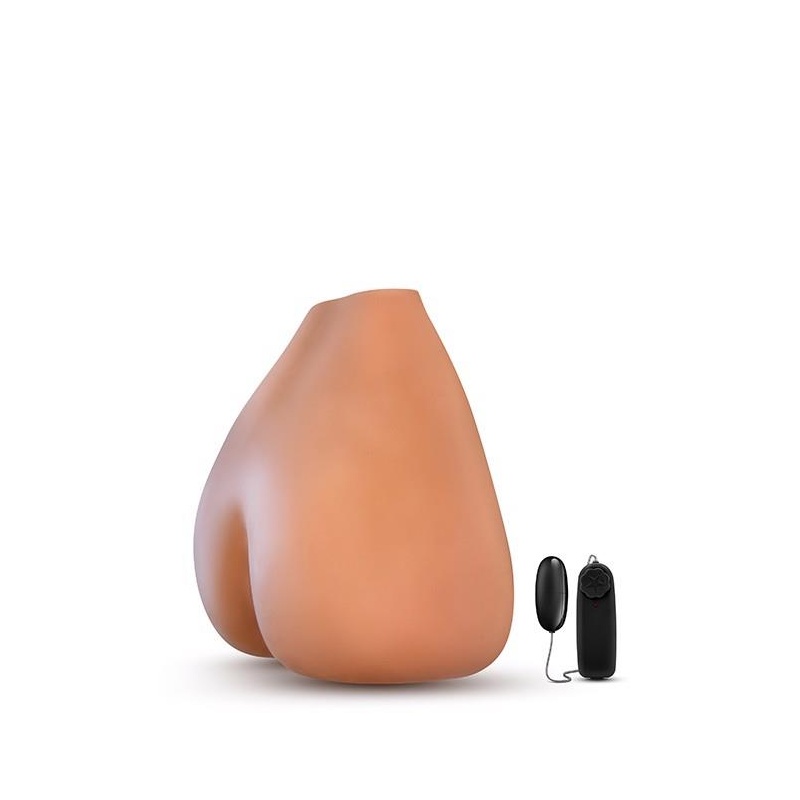 Masturbator realistyczny X5 MEN RITA MOCHA - dwukanałowy z wibratorem, długość 34,2 cm - 5