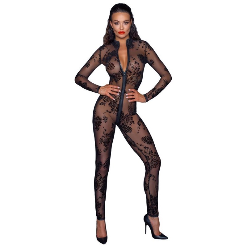 Noir Jumpsuit Flock LP-973 - 2