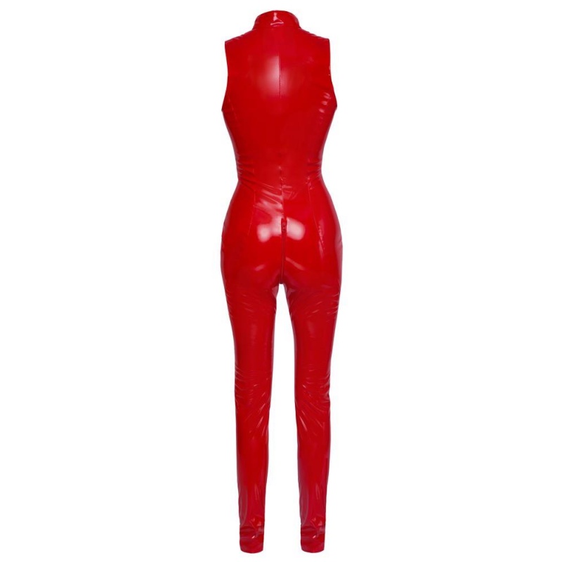 Vinyl Jumpsuit red LP-1034 - 9