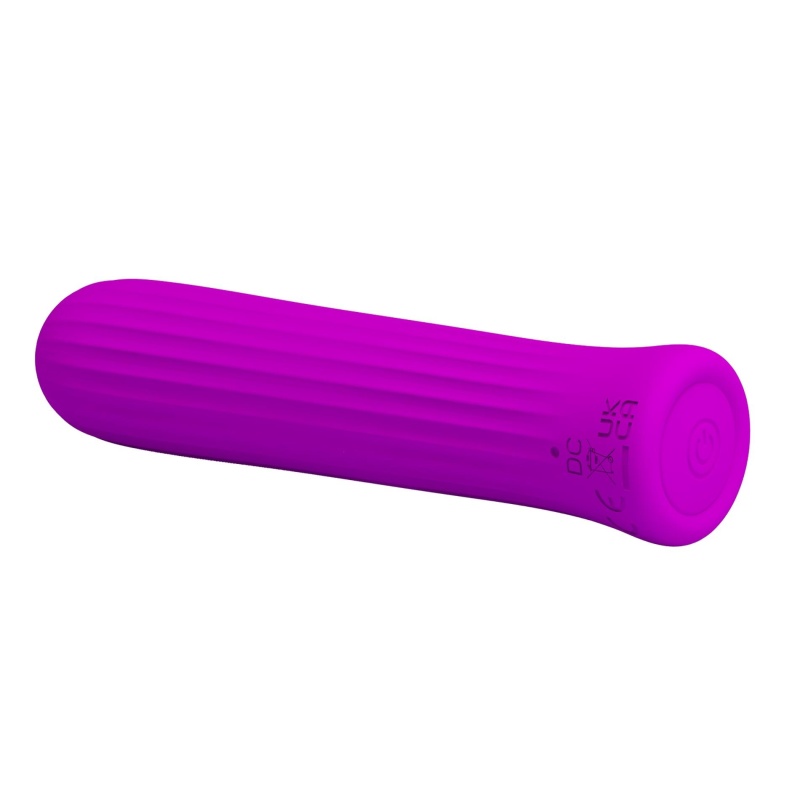 Wibrator kulkowy Blanche Purple - silikon medyczny, 12 funkcji wibracji z pamięcią ustawień - 5