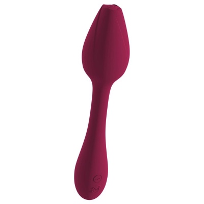 Wibrator do stymulacji punktu G Rosenrot Róża — giętka końcówka, 10 trybów, 20 cm - 1 2