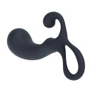 Bulb with Loop Silicone Prostate Massager - S - Black - 4