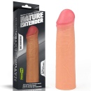 Nakładka na penisa Revolutionary Silicone Nature Extender 5,08 cm, beżowa - 1
