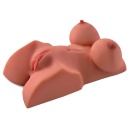 Torso-masturbator Perfect DD's Tan – realistyczny tors z biustem DD, dwa tunele, 31,2 cm - 2