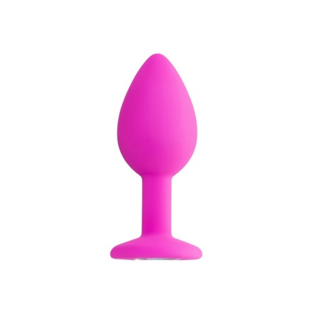 Korek analny Brilliant silikonowy, bezwibracyjny, długość 7 cm, średnica 2,8 cm - 2