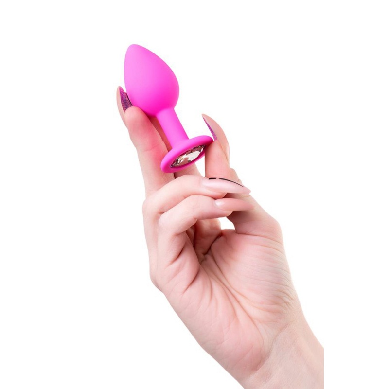 Korek analny Brilliant silikonowy, bezwibracyjny, długość 7 cm, średnica 2,8 cm - 4