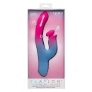 Wibrator typu rabbit Elation Thrusting Dual Stimulator z ruchem pchającym i wibracjami, długość 24,25 cm - 2