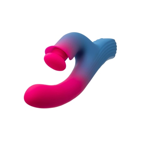 Wibrator typu rabbit Elation Thrusting Dual Stimulator z ruchem pchającym i wibracjami, długość 24,25 cm - 3