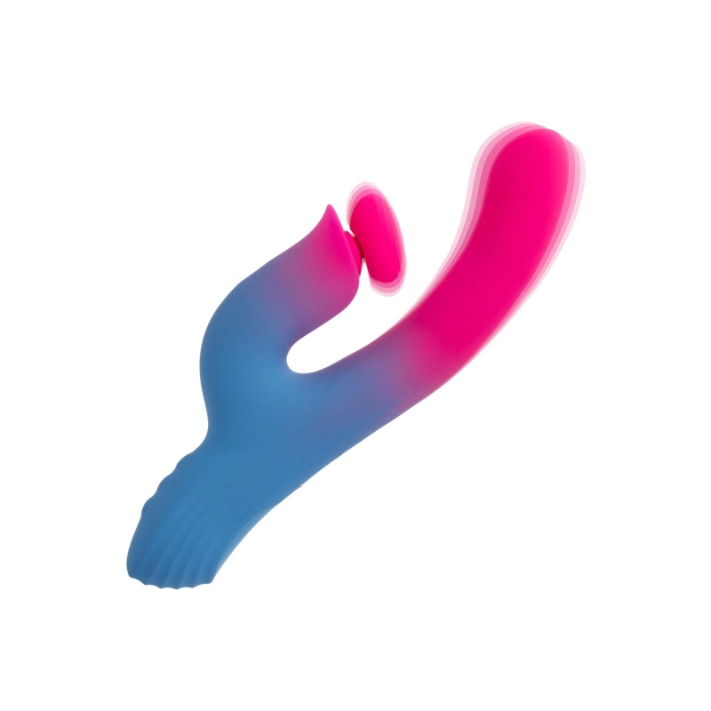 Wibrator typu rabbit Elation Thrusting Dual Stimulator z ruchem pchającym i wibracjami, długość 24,25 cm - 4