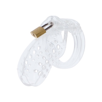 Chastity Cock Cage Acrylic Transparent - 1