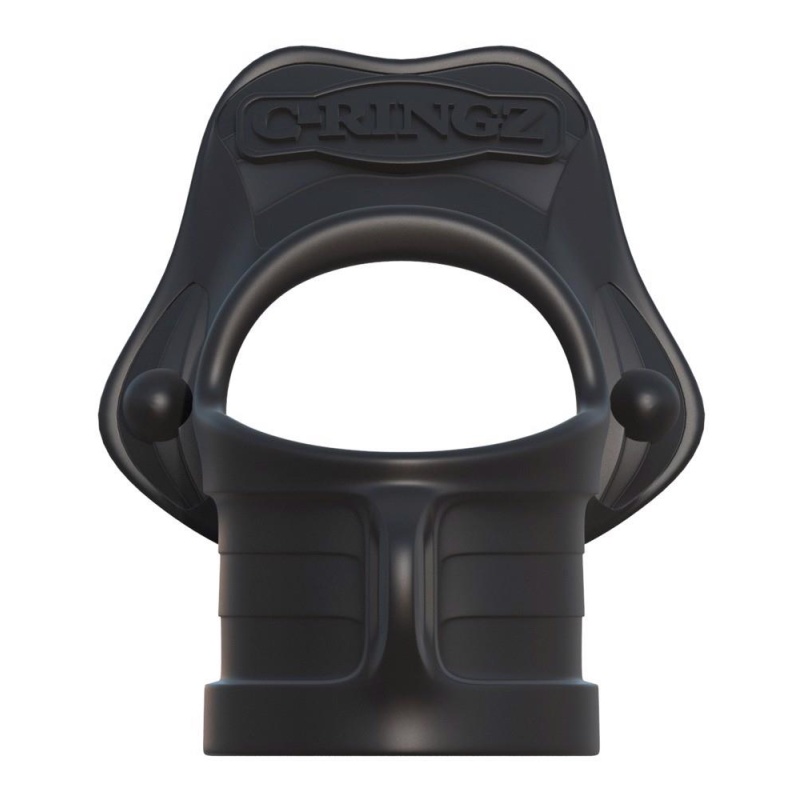 Pierścień na penisa i jądra Rock Hard Ring & Ball Stretcher – podwójny, elastyczny silikon, ø 3,8 cm / 3,3 cm - 6