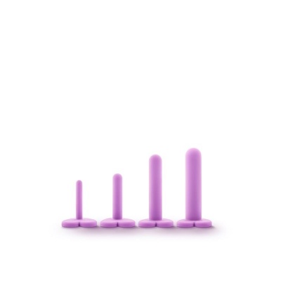 Zestaw dilatorów Wellness Purple - 4-stopniowy silikonowy zestaw do terapii rozszerzającej o średnicy 1,27-3,17 cm - 1 2