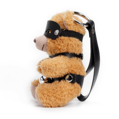 Brelok pluszowy miś Crushito Bell Bear z dzwoneczkiem (ok. 12 cm) - 1 2