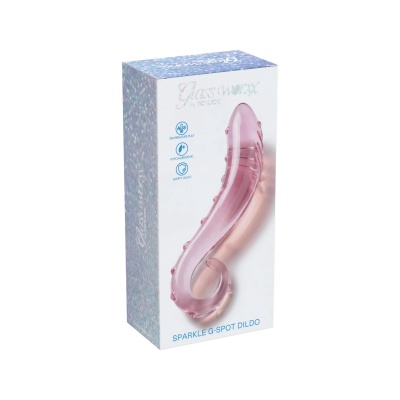 Szklany stymulator Sparkle G-Spot 18 cm - 1