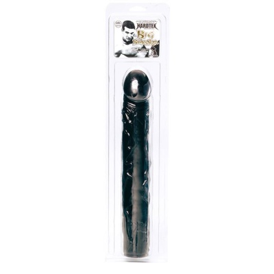Korek analny Big Bonanza 13 Black z materiału Hardtex, długość 13 cm, gładka powierzchnia - 1