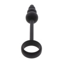 Korek analny z pierścieniem erekcyjnym Anal Snake Plug & Penis Ring – silikon, 22 cm - 4