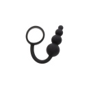 Korek analny z pierścieniem erekcyjnym Anal Snake Plug & Penis Ring – silikon, 22 cm - 5