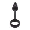 Korek analny z pierścieniem erekcyjnym Anal Snake Plug & Penis Ring – silikon, 22 cm - 10