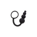 Korek analny z pierścieniem erekcyjnym Anal Snake Plug & Penis Ring – silikon, 22 cm - 11