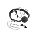 GAG NIPPLE CLIPS BLACK - 1