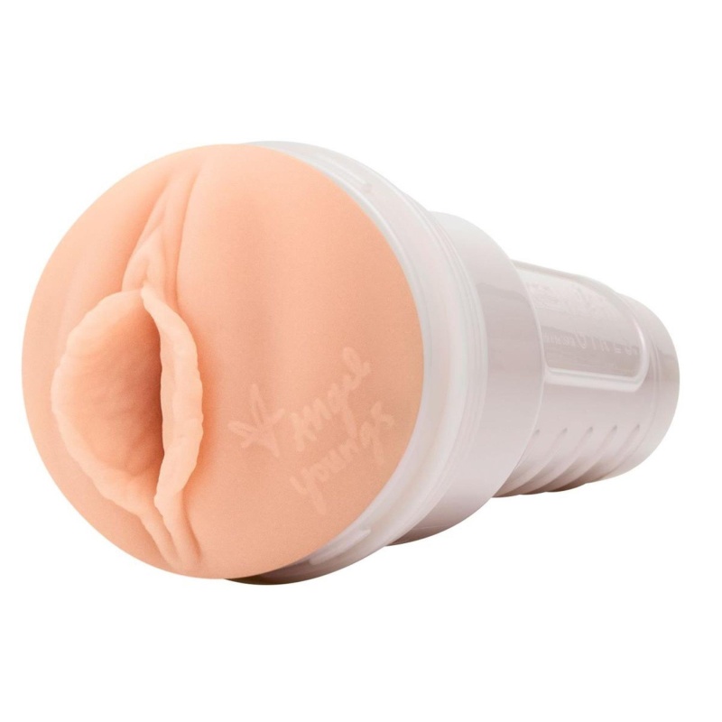 Masturbator Angel Youngs Sweetness - realistyczna wagina z teksturą Sweetness, regulowane podciśnienie, wodoodporny wkład, 25 cm - 2