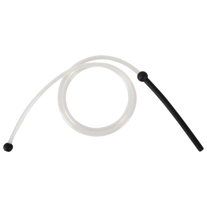 Otwarty dilator cewki moczowej Piss To Mouth z rurką 75 cm i ustnikiem, średnica 0,7 cm, długość całkowita 88 cm - 2