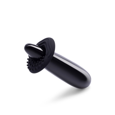 Dwustronny Wand Kryształowy Black Obsidian - Naturalny Obsydian, 17,78 cm, Ø 3,98 cm - 4