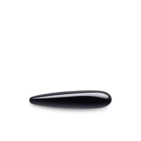 Dwustronny Wand Kryształowy Black Obsidian - Naturalny Obsydian, 17,78 cm, Ø 3,98 cm - 5