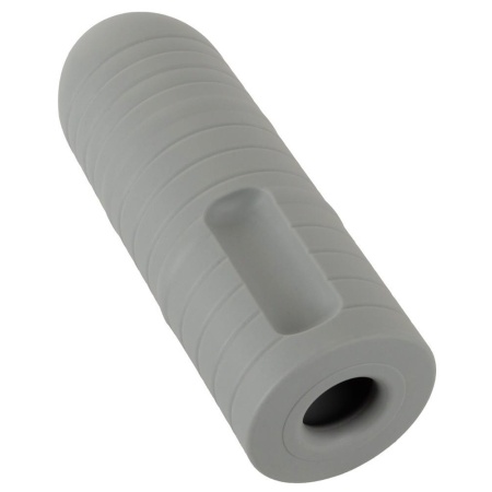 Wymienny rękaw Suck-O-Mat 3, rozmiar L - silikon + poliuretan (PU), pierścienie stymulujące, 21 cm - 4