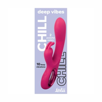Wibrator waginalno-łechtaczkowy Deep Vibes Chill - 2 silniki, 10 trybów, elastyczna konstrukcja - 1