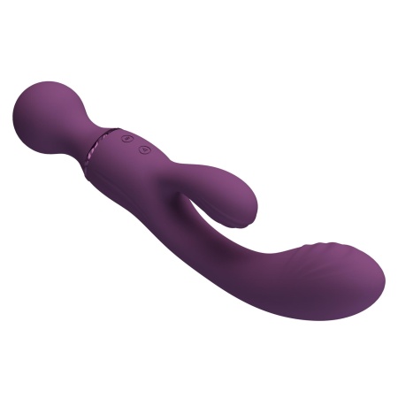 Wibrator Króliczek All Rounder Dual-Action - dwusilnikowa stymulacja punktu G i łechtaczki, silikon medyczny, 20 cm - 3