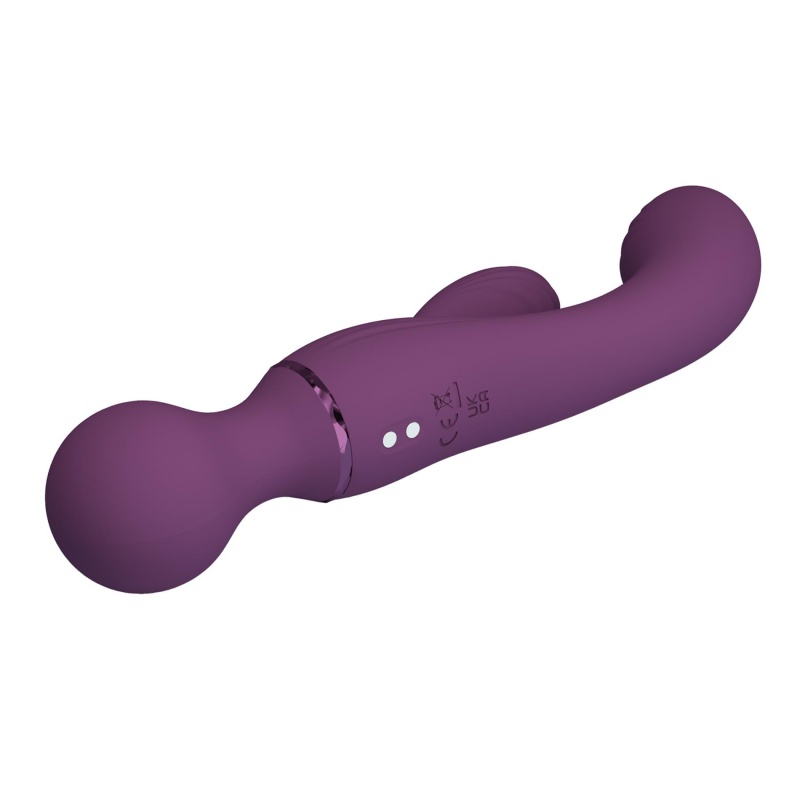 Wibrator Króliczek All Rounder Dual-Action - dwusilnikowa stymulacja punktu G i łechtaczki, silikon medyczny, 20 cm - 6