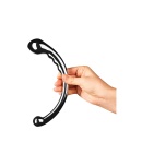 Dwustronne dildo Le Wand Hoop ze stali nierdzewnej 26,1 cm - 2