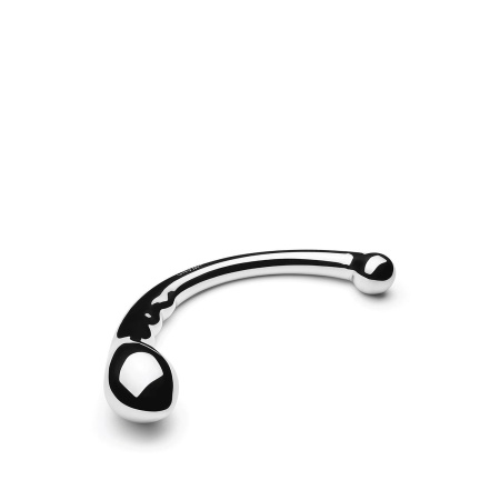Dwustronne dildo Le Wand Hoop ze stali nierdzewnej 26,1 cm - 4