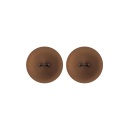 PEEKABOOS SILICONE PIERCED NIPPLE COVERS, BROWN - 2