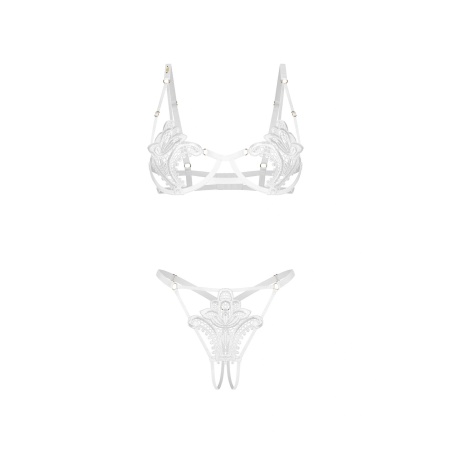 Luise Sublim White komplet 2-częściowy otwarty L/XL - 7