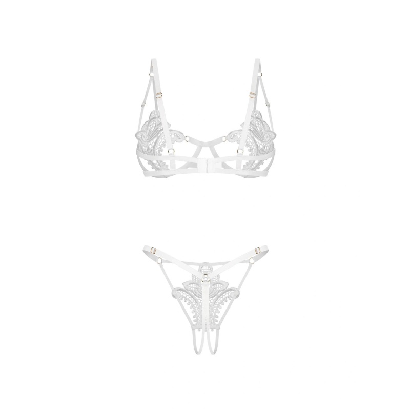 Luise Sublim White komplet 2-częściowy otwarty L/XL - 8