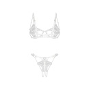 Luise Sublim White komplet 2-częściowy otwarty L/XL - 8