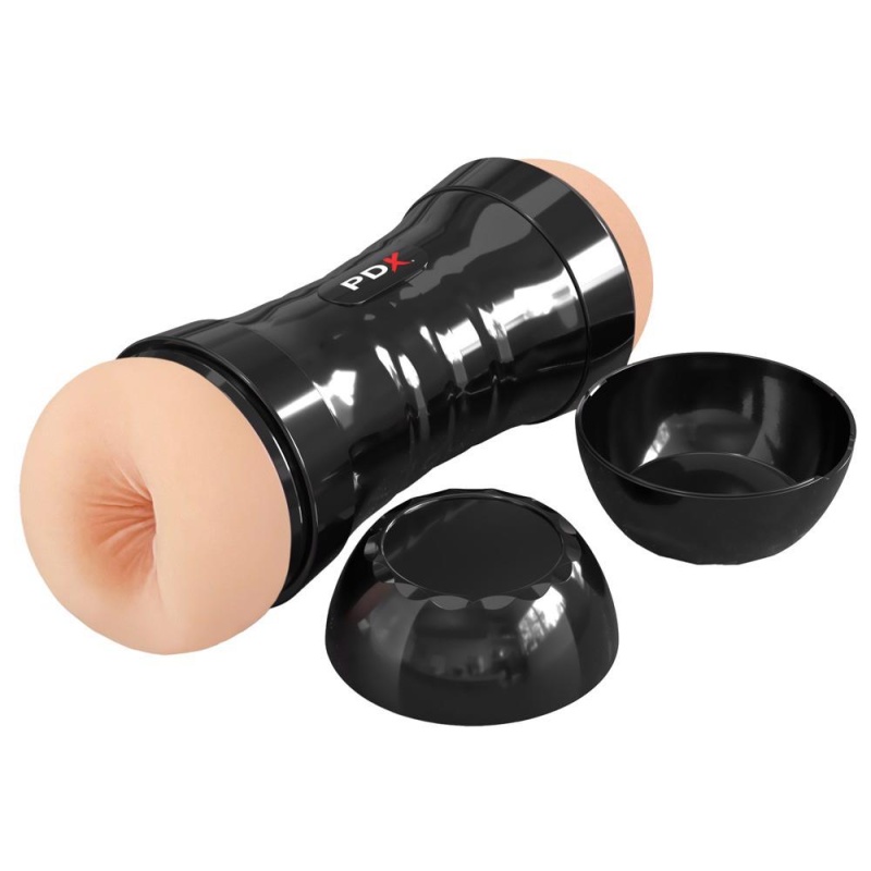 Masturbator dwustronny Wet Pussies Super Flip-A-Pussy — samosmarujący Fanta Flesh, 26 cm - 3
