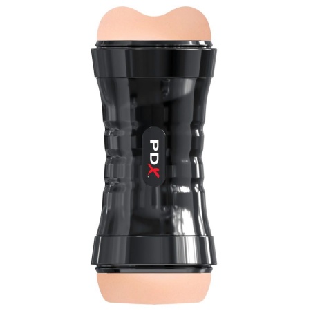 Masturbator dwustronny Wet Pussies Super Flip-A-Pussy — samosmarujący Fanta Flesh, 26 cm - 4