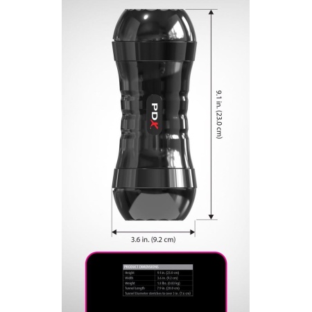 Masturbator dwustronny Wet Pussies Super Flip-A-Pussy — samosmarujący Fanta Flesh, 26 cm - 7