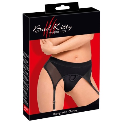 Bad Kitty Suspender Thong L - 1