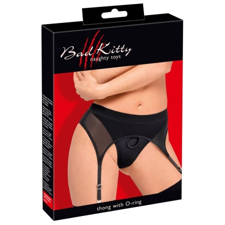 Bad Kitty Suspender Thong L - 1