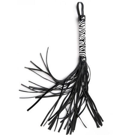 White Small Leopard Flogger - 1