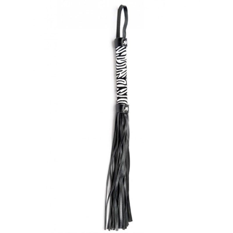 White Small Leopard Flogger - 2